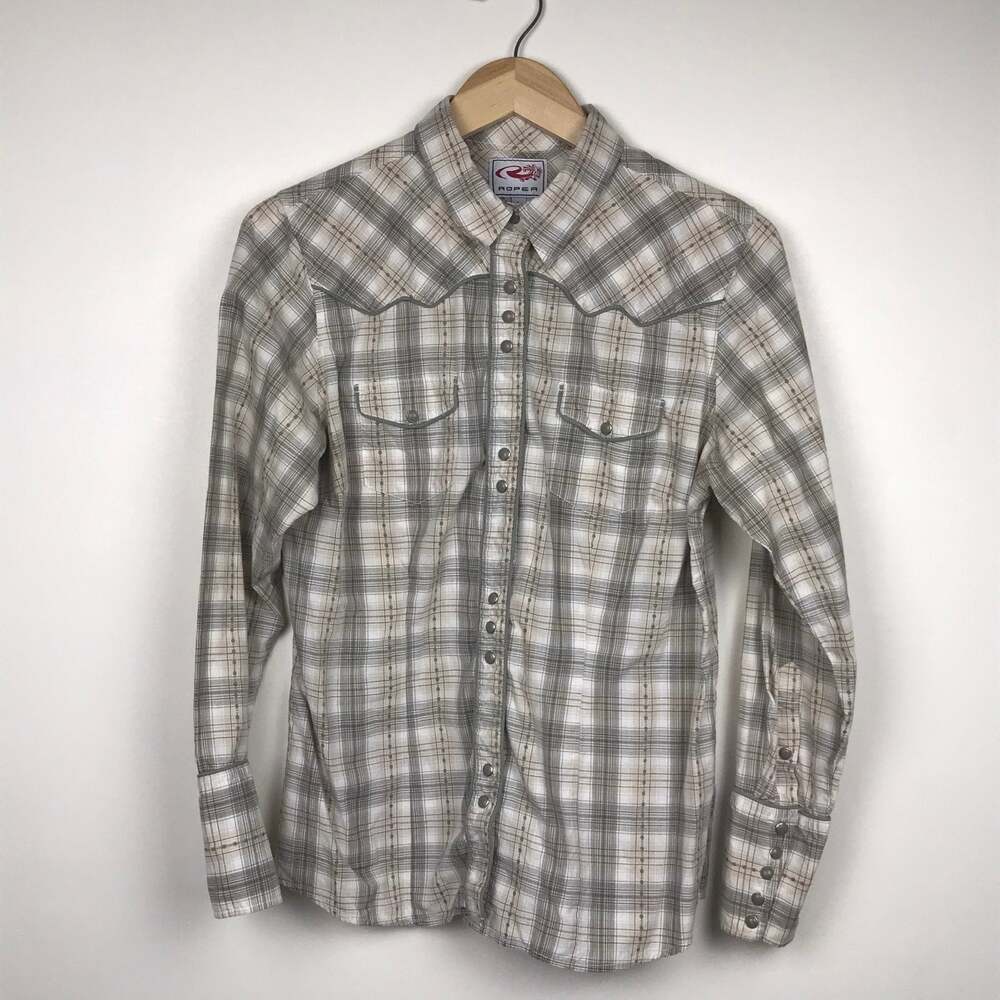 roper snap long‎ sleeve